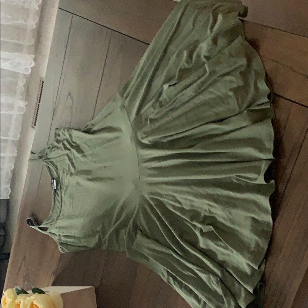 Army green dress!